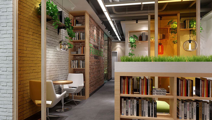 640平方中型办公室装修设计案例