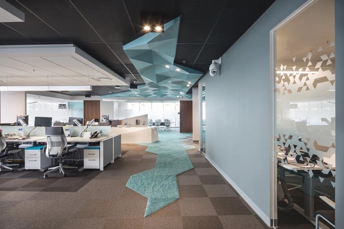 500平方办公室装修设计实景图