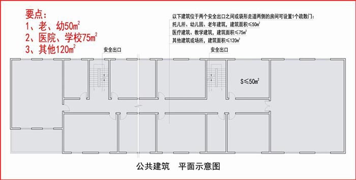 公共建筑平面示意图